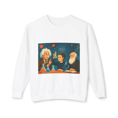 Curiosity Unleashed - Unisex Lightweight Crewneck Sweatshirt