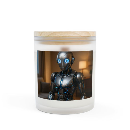 Cybernetic Companion - Frosted Glass Candle, 11oz