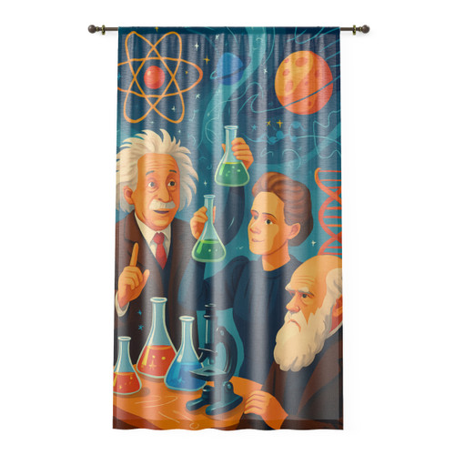 Curiosity Unleashed - Window Curtain