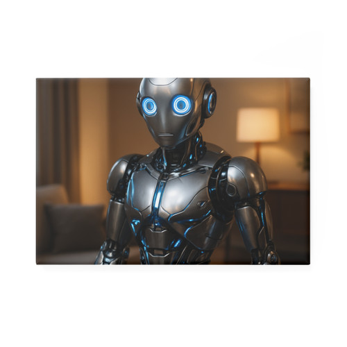 Cybernetic Companion - Button Magnet, Rectangle (1 & 10 pcs)