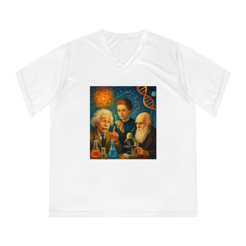 Curiosity Unleashed - Women's Performance V-Neck T-Shirt