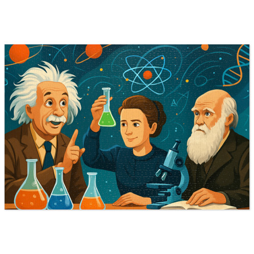 Curiosity Unleashed - Jigsaw Puzzle with Tin