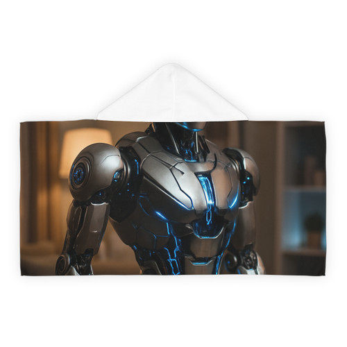 Cybernetic Companion - Youth Hooded Towel