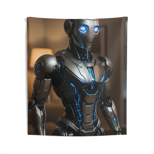 Cybernetic Companion - Indoor Wall Tapestries