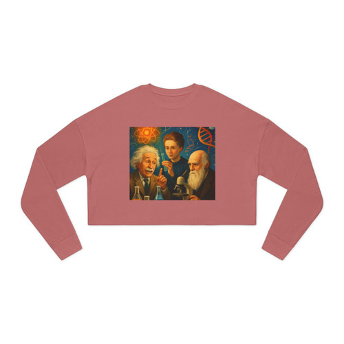 Curiosity Unleashed - Women's Cropped Sweatshirt