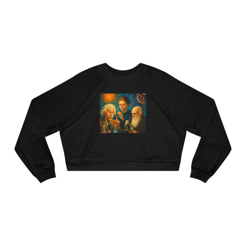 Curiosity Unleashed - Women's Cropped Fleece Pullover
