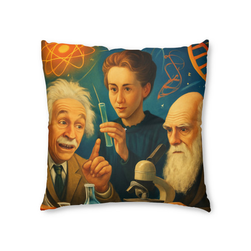 Curiosity Unleashed - Tufted Floor Pillow, Square