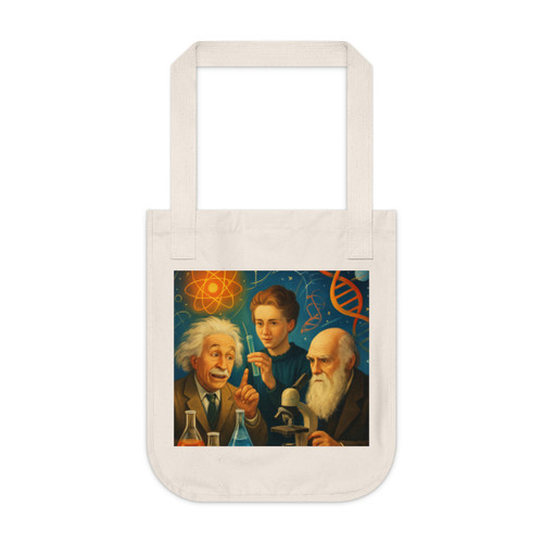 Curiosity Unleashed - Organic Canvas Tote Bag