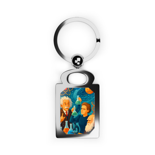 Curiosity Unleashed - Rectangle Photo Keyring