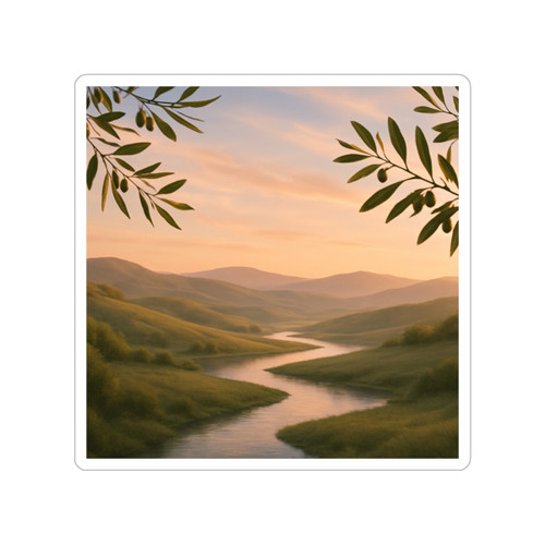 Harmony in Nature - Transparent Outdoor Stickers, Die-Cut, 1pc