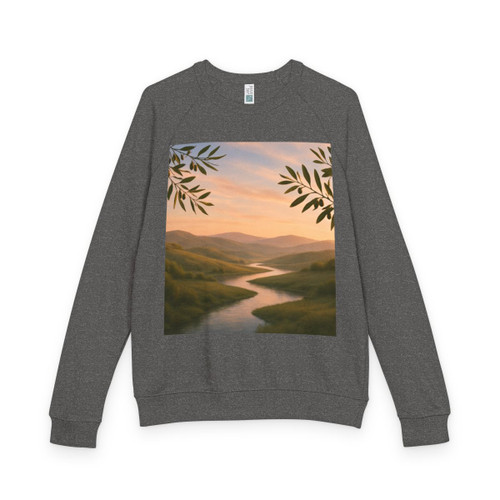 Harmony in Nature - Unisex French Terry Raglan Crewneck
