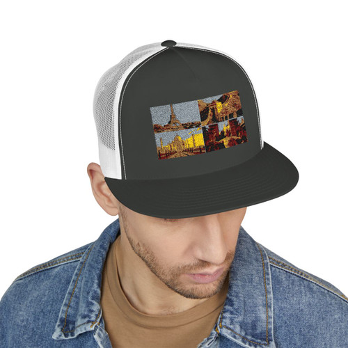 Timeless Journeys - 5 Panel Trucker Cap (Embroidery)