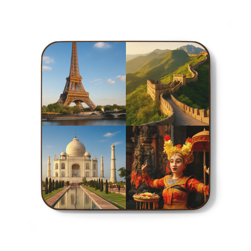 Timeless Journeys - Hardboard Back Coaster