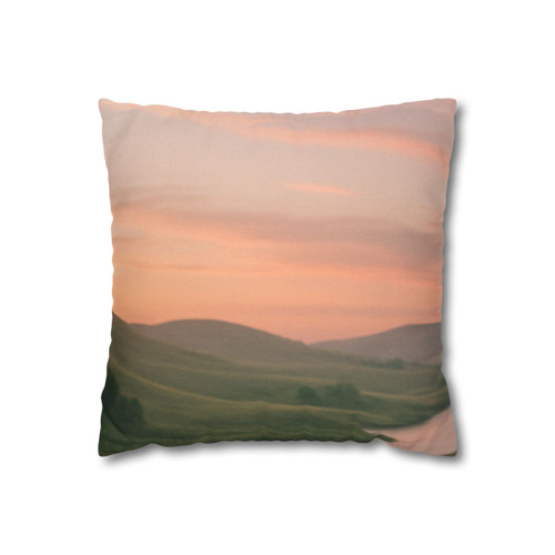 Harmony in Nature - Spun Polyester Square Pillowcase