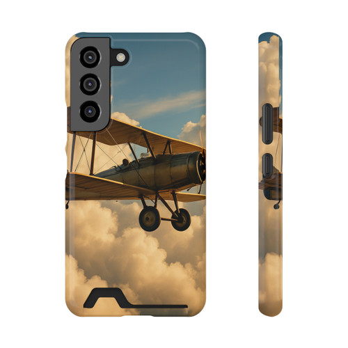 Soaring Above Clouds - Phone Case With Card Holder