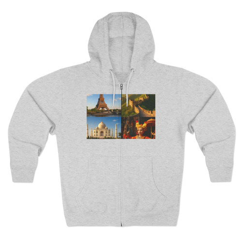 Timeless Journeys - Unisex Zip Hoodie