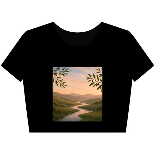 Harmony in Nature - Women’s Poly-Cotton Crop Tee