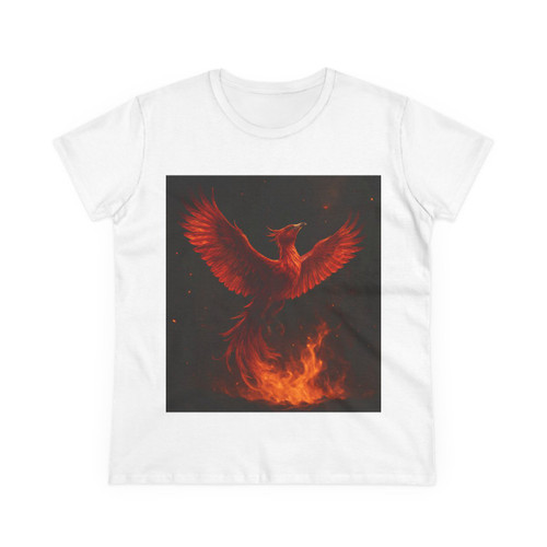 Eternal Flame Rising - Women's Midweight Cotton Tee