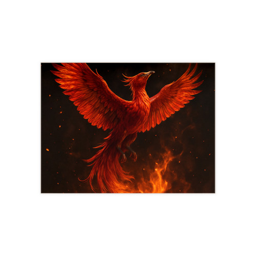 Eternal Flame Rising - Ceramic Photo Tile