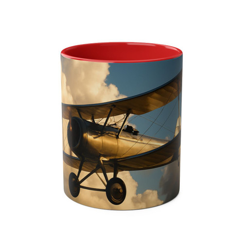 Soaring Above Clouds - Two-Tone Coffee Mugs, 11oz