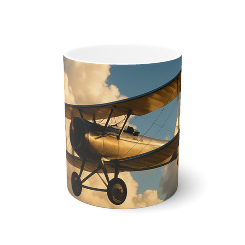 Soaring Above Clouds - White Ceramic Mug, 11oz and 15oz