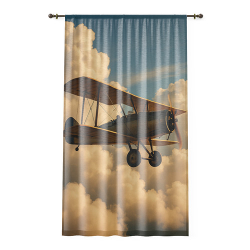 Soaring Above Clouds - Window Curtain