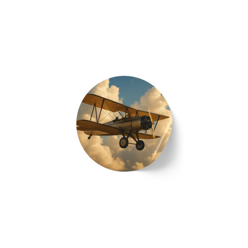 Soaring Above Clouds - Round Sticker Label Rolls