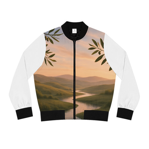 Harmony in Nature - Women's Bomber Jacket (AOP)