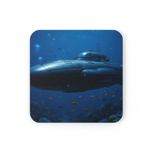 Deep Sea Voyager - Cork Back Coaster