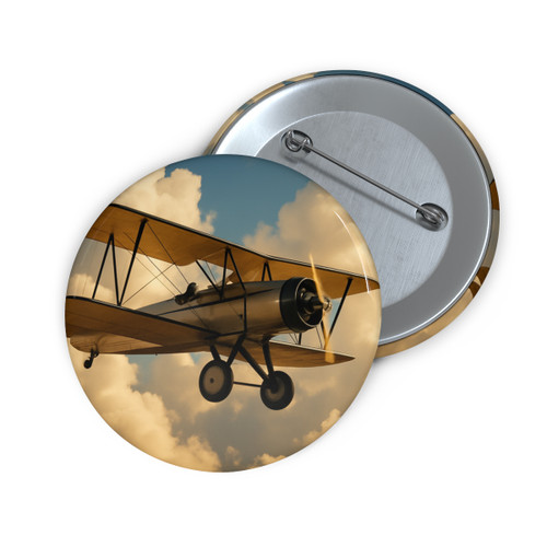 Soaring Above Clouds - Custom Pin Buttons