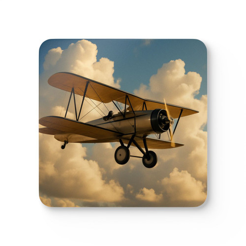 Soaring Above Clouds - Corkwood Coaster Set