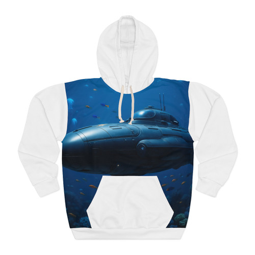 Deep Sea Voyager - Unisex Pullover Hoodie (AOP)