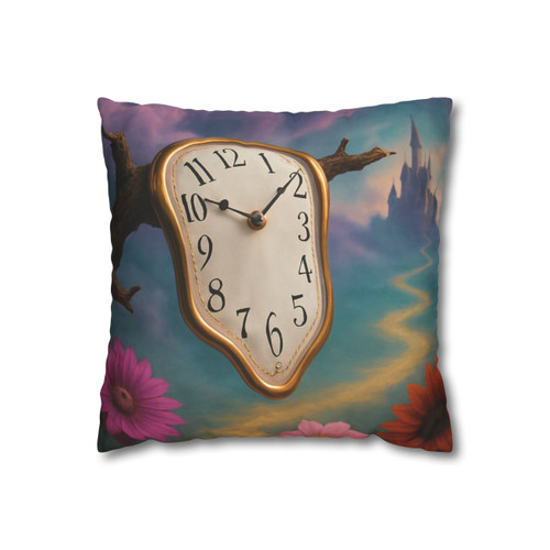 Eternal Dreamscape - Square Poly Canvas Pillowcase
