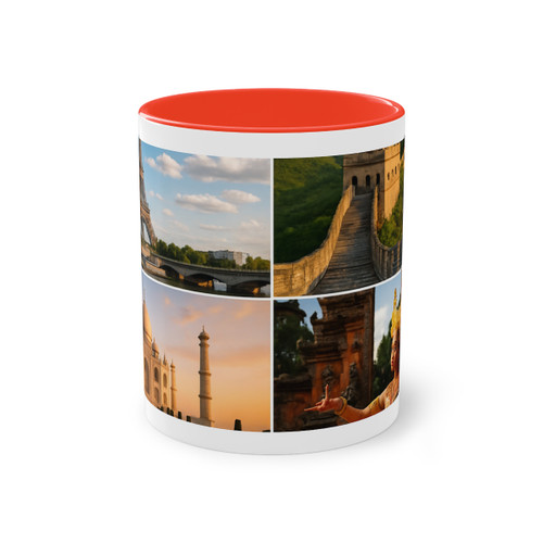 Timeless Journeys - Two-Tone Coffee Mug, 11oz