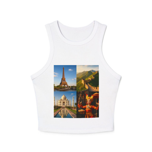 Timeless Journeys - Women's Micro Rib Racer Tank Top