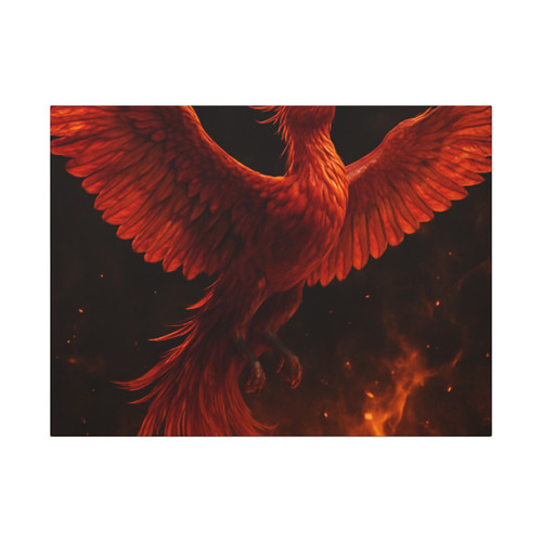 Eternal Flame Rising - Canvas Art Wraps, 1.6"