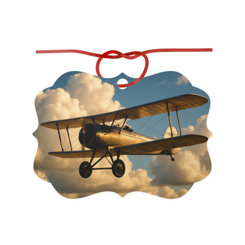 Soaring Above Clouds - Aluminum Ornaments, 1pc