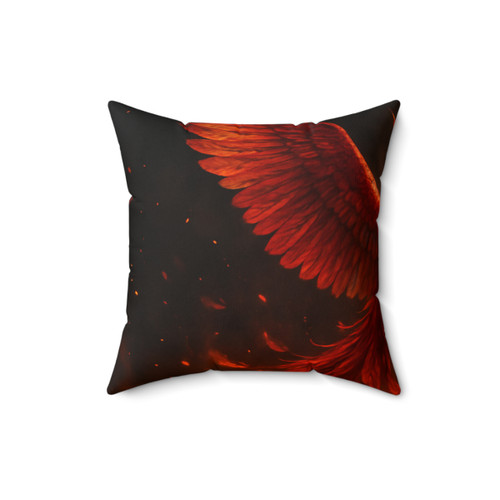Eternal Flame Rising - Spun Polyester Square Pillow