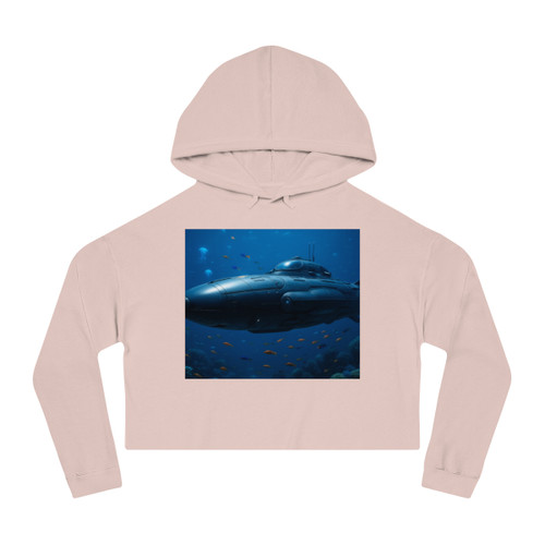 Deep Sea Voyager - Women’s Cropped Hooded Sweatshirt
