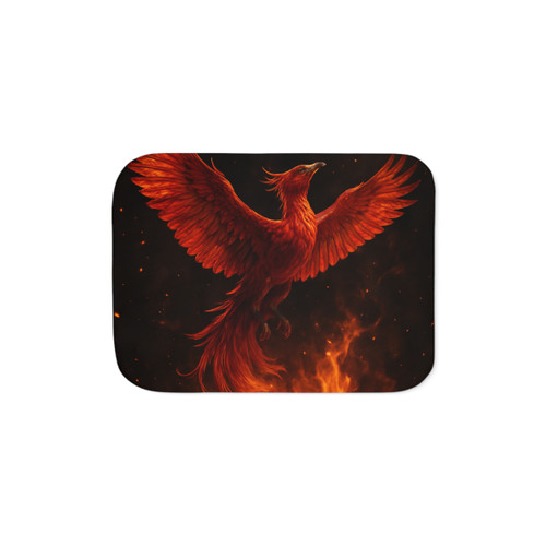 Eternal Flame Rising - Sherpa Blanket, Two Colors