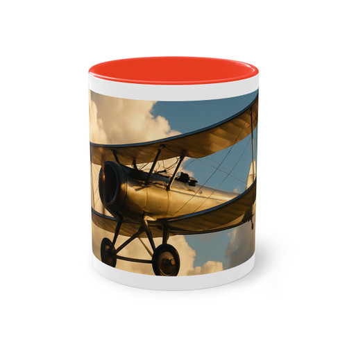Soaring Above Clouds - Two-Tone Coffee Mug, 11oz