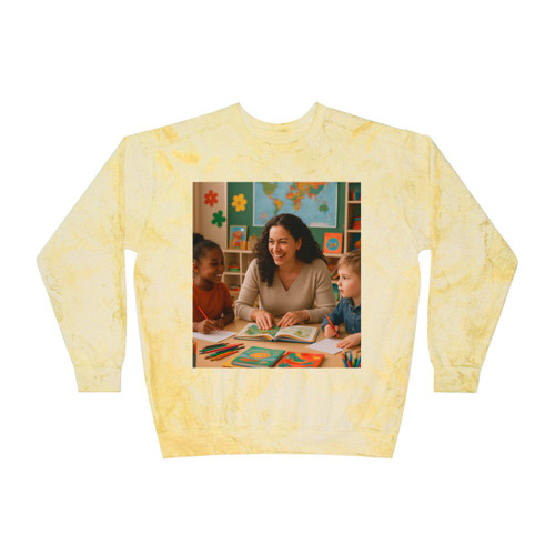 Nurturing Young Minds - Unisex Color Blast Crewneck Sweatshirt