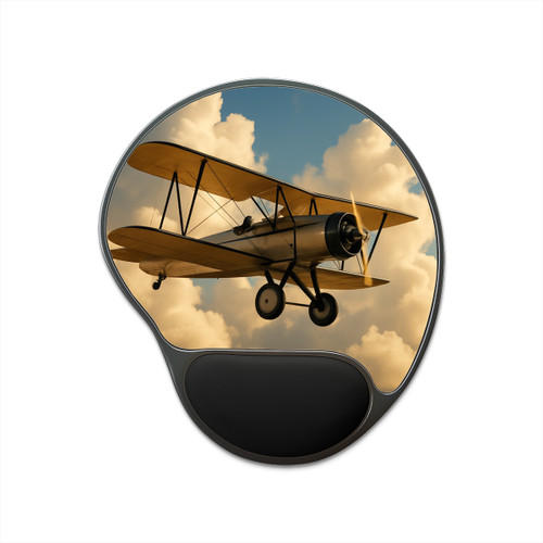 Soaring Above Clouds - Mouse Pad With Wrist Rest