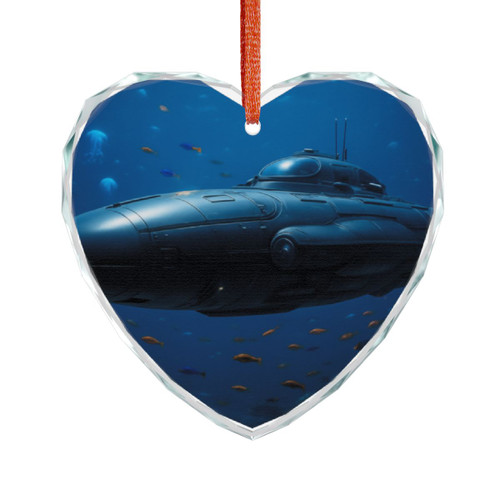 Deep Sea Voyager - Crystal Glass Ornament