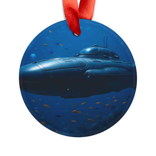 Deep Sea Voyager - Acrylic Ornament with Ribbon