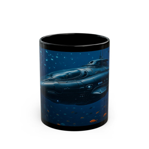Deep Sea Voyager - Black Mug (11oz, 15oz)