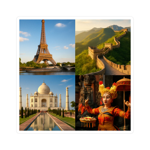 Timeless Journeys - Vinyl Kiss-Cut Stickers