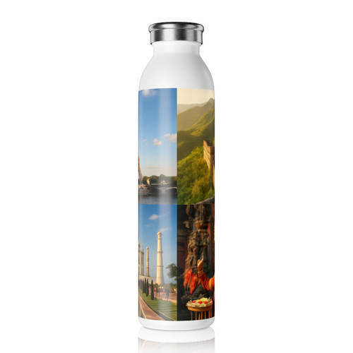 Timeless Journeys - Slim Water Bottle