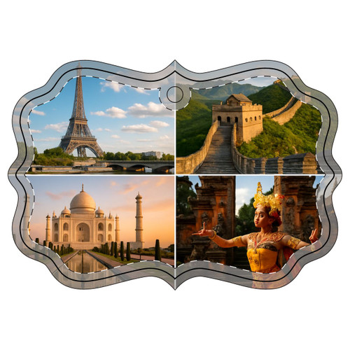 Timeless Journeys - Acrylic Ornament (Multi-depth)