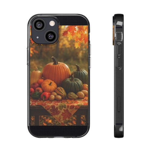 Harvest Table Gathering - Clear Silicone Phone Cases